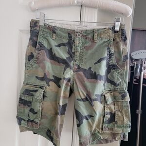 Gap kids camouflage shorts boys size 16